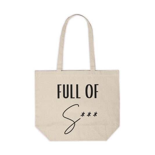 Canvas Tote Bag - This Bag is Full of S*** Funny Design