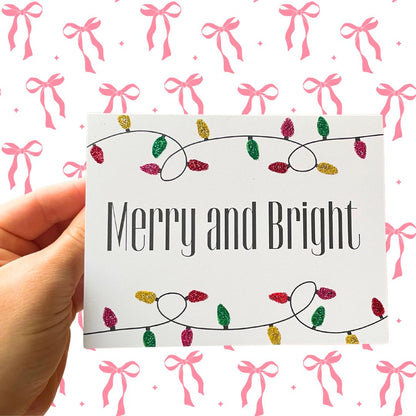 Merry & Bright - Christmas Card